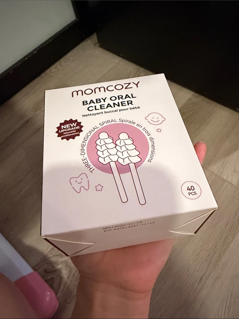 NoseFrida Saline Rinse - Mustela cradle cap Shampoo & Momcozy Oral Cleaner